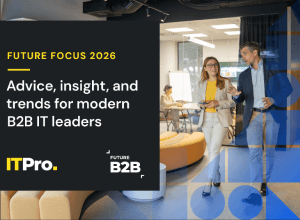 woman and man walking in office