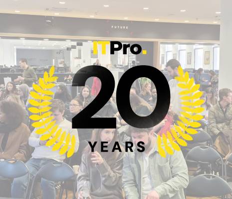 ITPro logo over a photo of a networking event